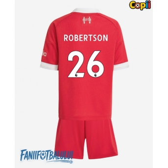 Liverpool Andrew Robertson #26 Echipament de Fotbal Replică 2025-26 Copii Acasa (+ Șorturi)